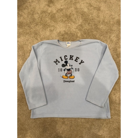 Disney Other - Vintage Mickey Mouse Disney Sweatshirt Sz XL 90s Crewneck Polyester Disneyland